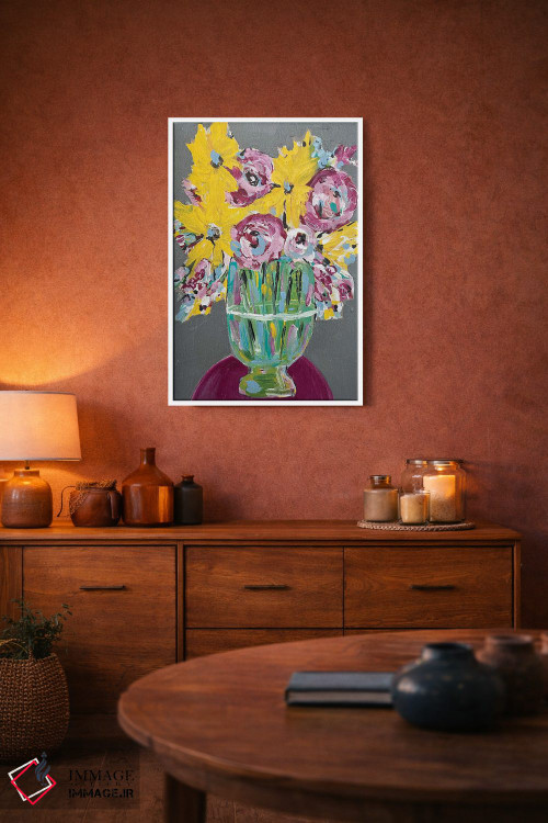 تابلو دکوراتیو روی خوش خورشید اثر ملانی سان شاین آندروود - D3W