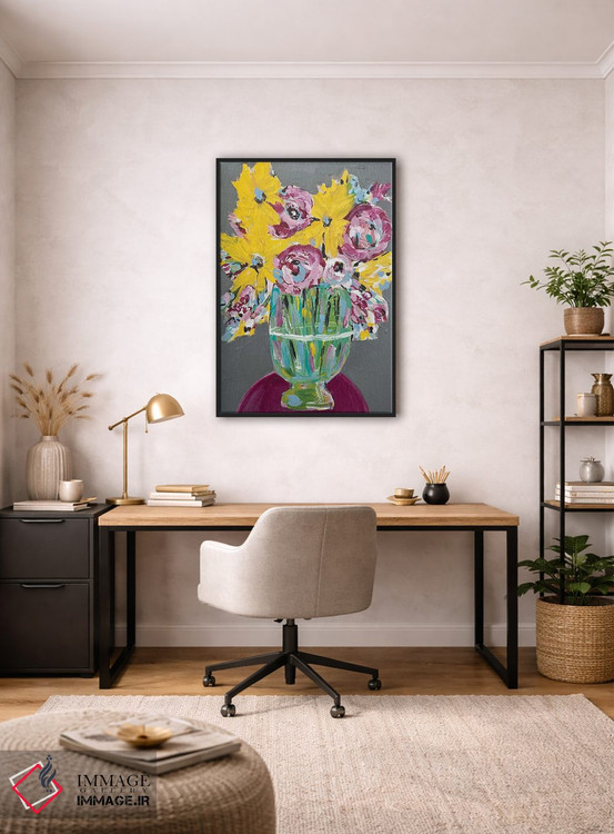 تابلو دکوراتیو روی خوش خورشید اثر ملانی سان شاین آندروود - D4B