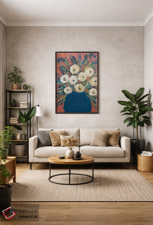 تابلو دکوراتیو گل های بهاری اثر ملانی سان شاین آندروود - D1B