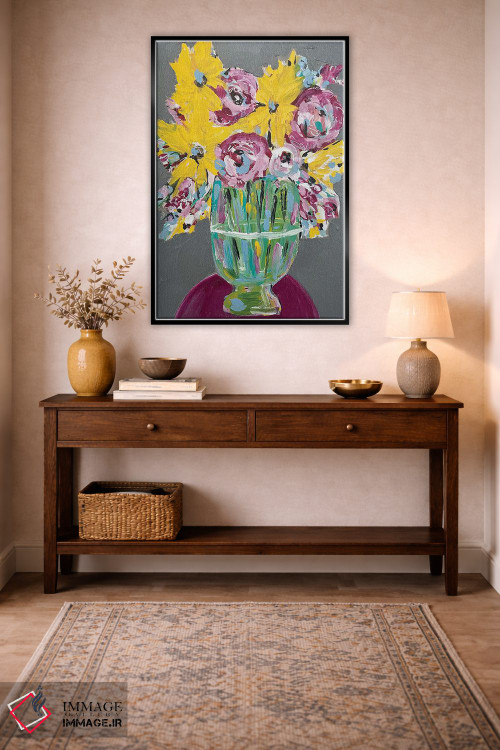 تابلو دکوراتیو روی خوش خورشید اثر ملانی سان شاین آندروود - D5B