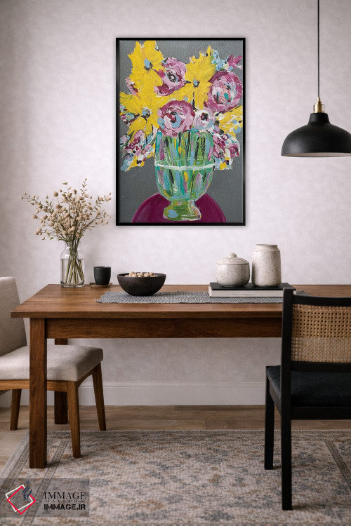 تابلو دکوراتیو روی خوش خورشید اثر ملانی سان شاین آندروود - D6B