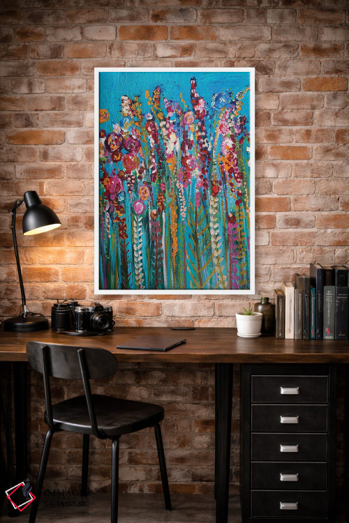 تابلو انتزاعی زیبایی در همه جا اثر ملانی سان شاین آندروود - D2W