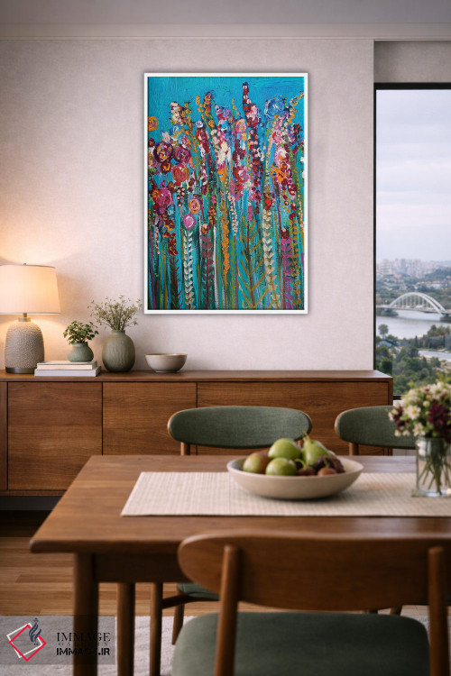 تابلو انتزاعی زیبایی در همه جا اثر ملانی سان شاین آندروود - D6W
