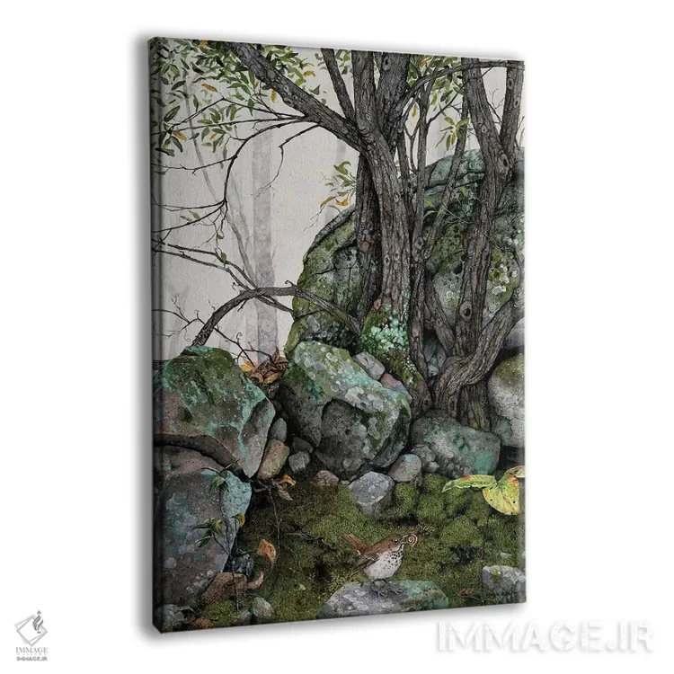 تابلو دکوراتیو شکاف ها اثر مگی واندواله - نمای پرسپکتیو محصول