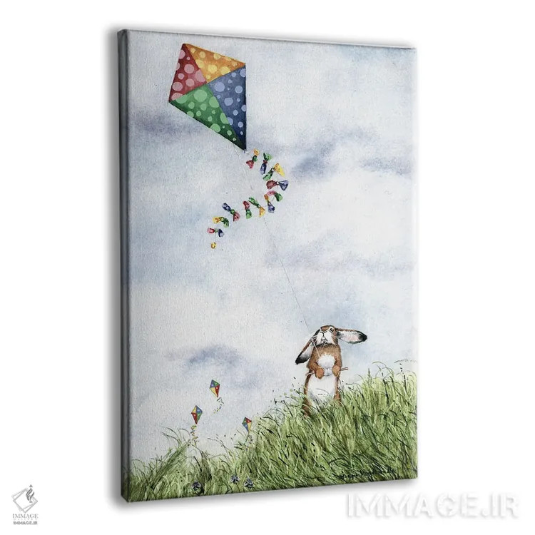 تابلو دکوراتیو با دو پنی برای کاغذ و نخ... اثر مگی واندواله - نمای پرسپکتیو محصول