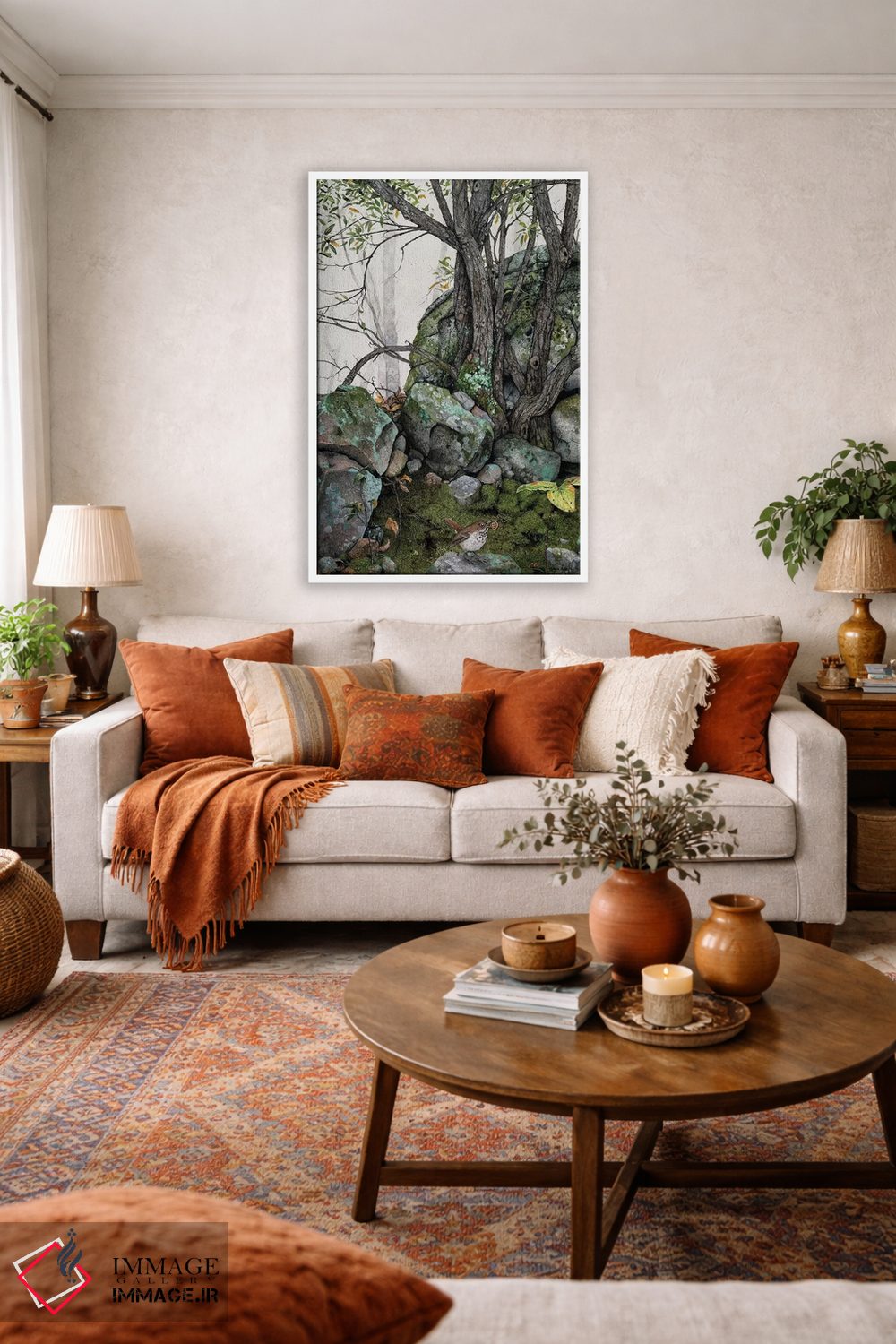 تابلو دکوراتیو شکاف ها اثر مگی واندواله - D2W