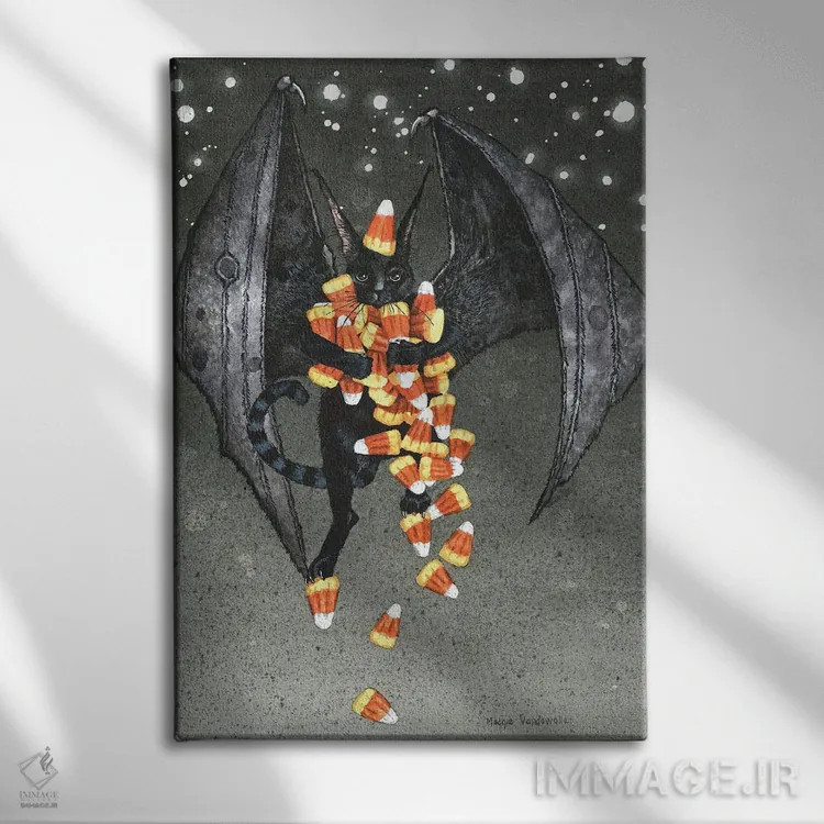 تابلو دکوراتیو شیرینی دوست اثر مگی واندواله - نمای روبهرو روی دیوار