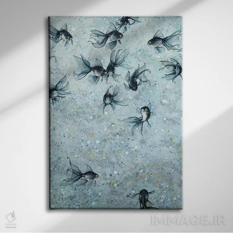 تابلو دکوراتیو سایه اثر مگی واندواله - نمای روبهرو روی دیوار