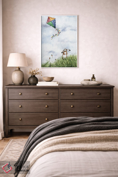 تابلو دکوراتیو با دو پنی برای کاغذ و نخ... اثر مگی واندواله - D3W