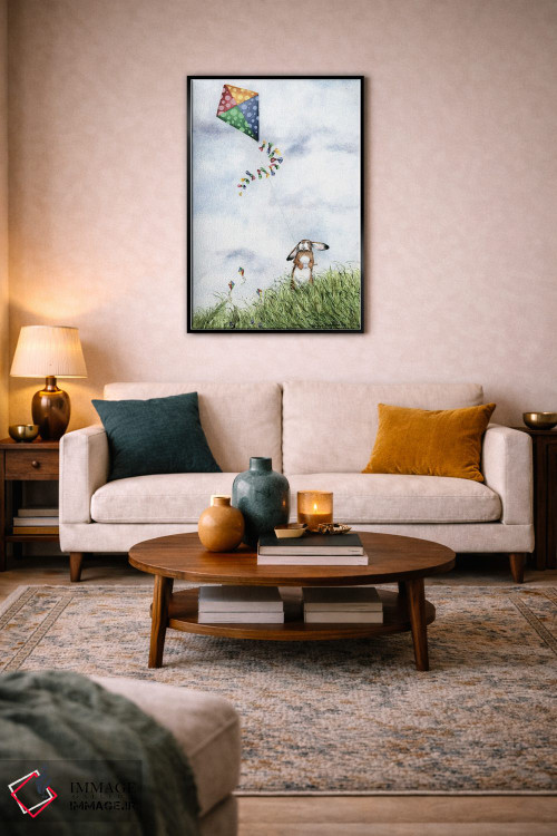 تابلو دکوراتیو با دو پنی برای کاغذ و نخ... اثر مگی واندواله - D4B