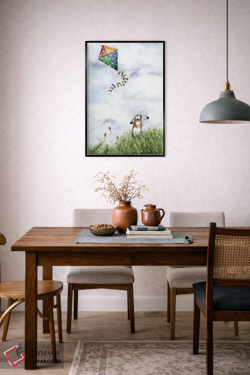 تابلو دکوراتیو با دو پنی برای کاغذ و نخ... اثر مگی واندواله - D6B