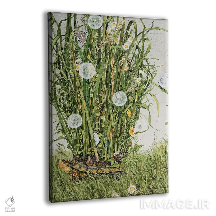 تابلو دکوراتیو چمن سرگردان اثر مگی واندواله - نمای پرسپکتیو محصول