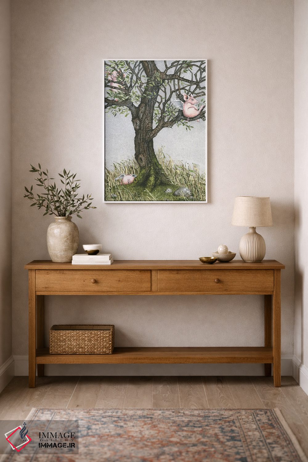 تابلو دکوراتیو زمان استراحت اثر مگی واندواله - D1W