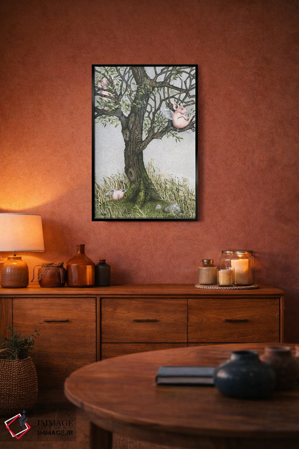 تابلو دکوراتیو زمان استراحت اثر مگی واندواله - D5B