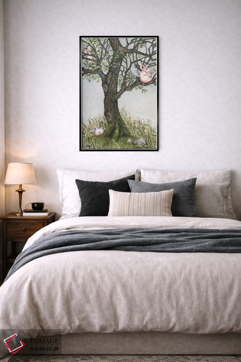 تابلو دکوراتیو زمان استراحت اثر مگی واندواله - D6B