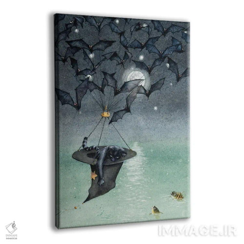 تابلو دکوراتیو باد موافق و دریای آرام اثر مگی واندواله - نمای پرسپکتیو محصول