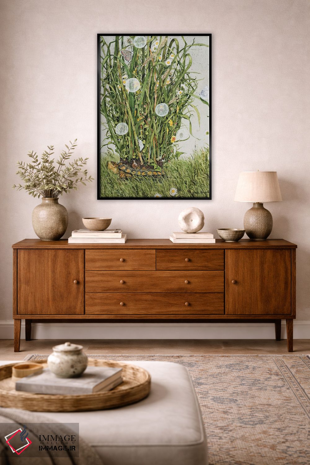 تابلو دکوراتیو چمن سرگردان اثر مگی واندواله - D5B