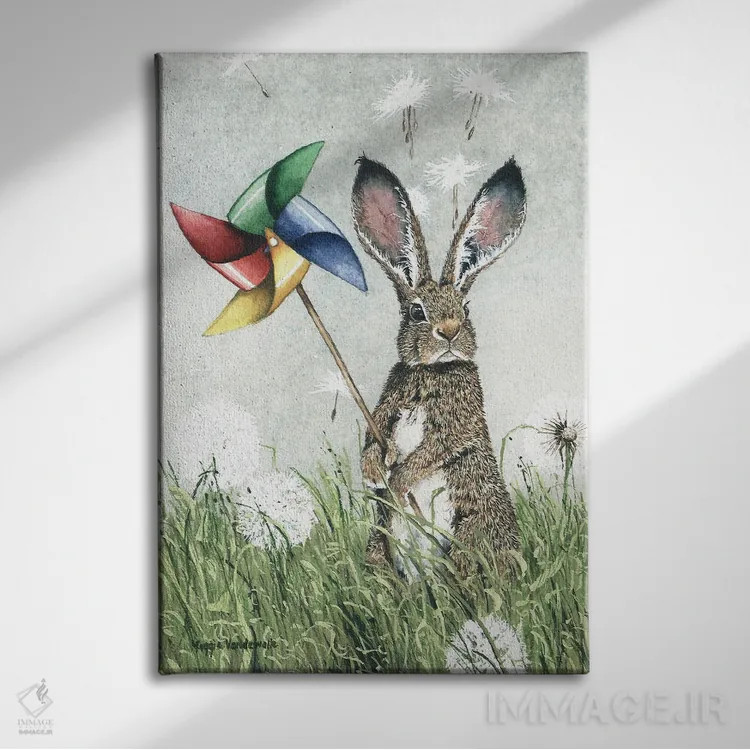 تابلو دکوراتیو مال من اثر مگی واندواله - نمای روبهرو روی دیوار