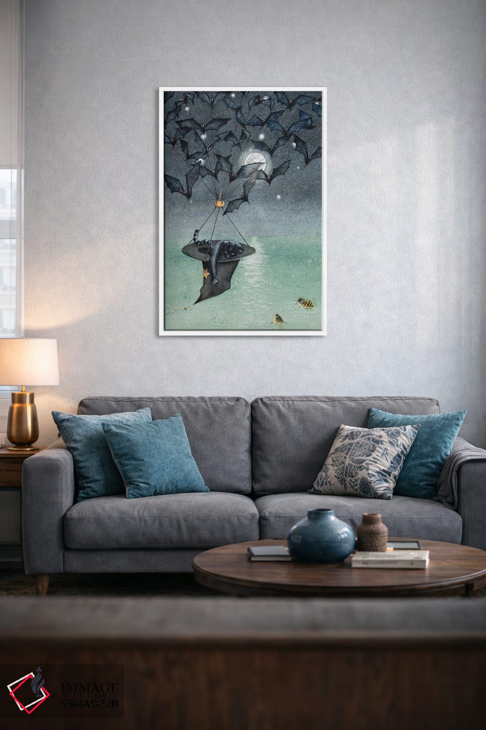 تابلو دکوراتیو باد موافق و دریای آرام اثر مگی واندواله - D3W