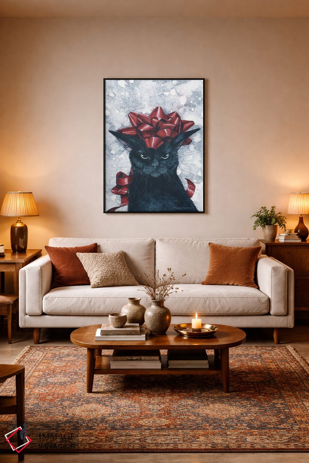 تابلو دکوراتیو ها ها ها اثر مگی واندواله - D3B