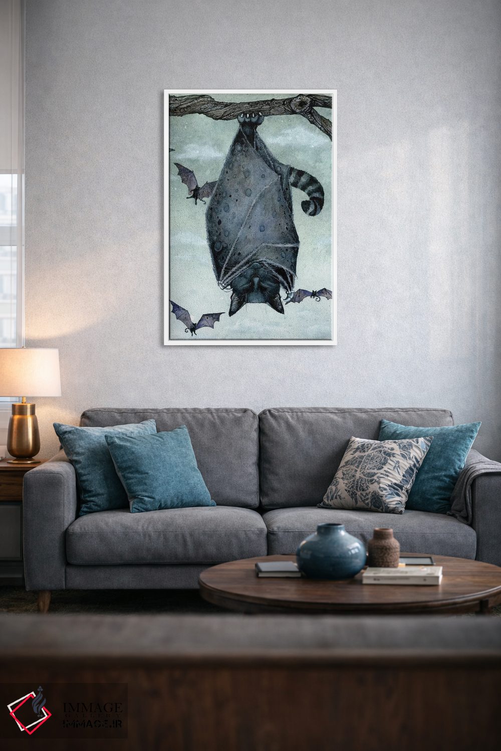 تابلو دکوراتیو چرت گربه ای اثر مگی واندواله - D4W