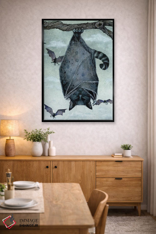 تابلو دکوراتیو چرت گربه ای اثر مگی واندواله - D5B