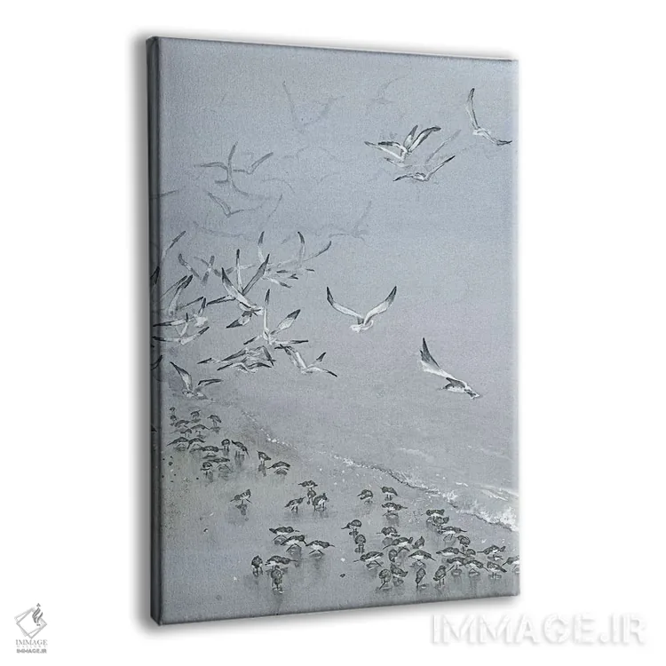 تابلو دکوراتیو در محاصره مه اثر مگی واندواله - نمای پرسپکتیو محصول