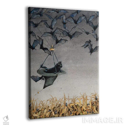 تابلو دکوراتیو تا صبح مستقیم برو اثر مگی واندواله - نمای پرسپکتیو محصول