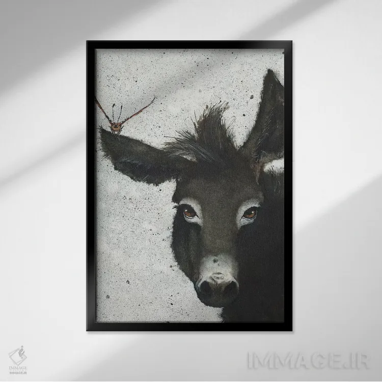 تابلو دکوراتیو همبستگی اثر مگی واندواله - نمای قابدار مشکی