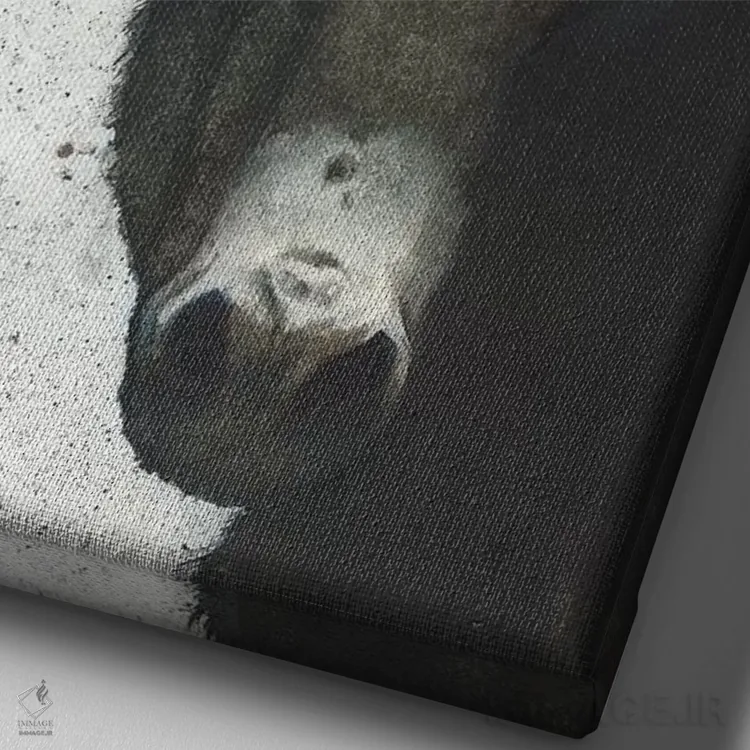 تابلو دکوراتیو همبستگی اثر مگی واندواله - نمای نزدیک بافت بوم