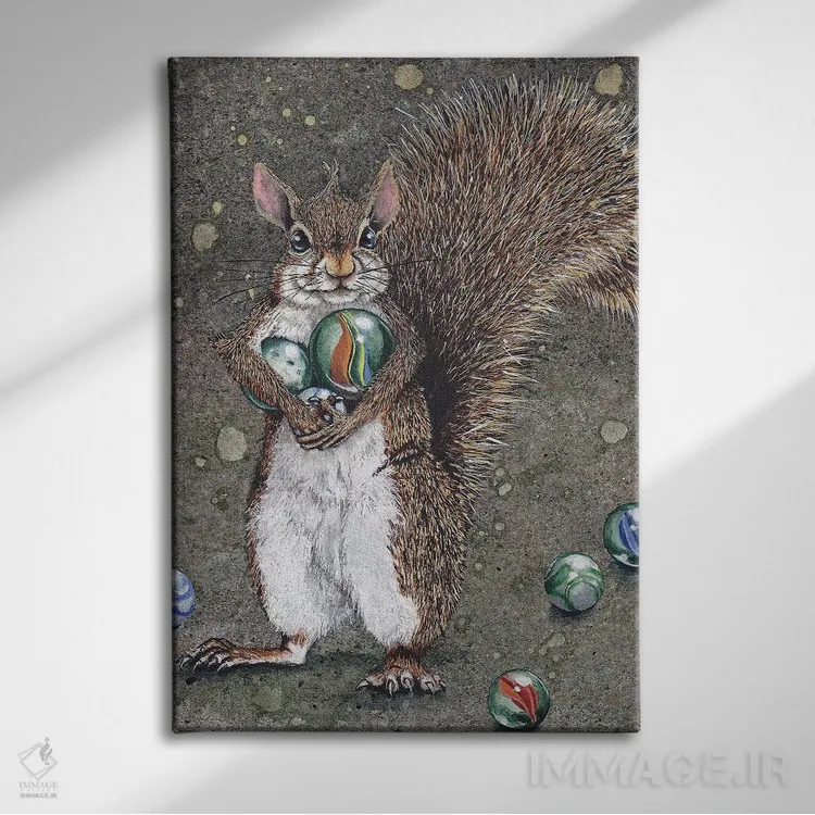 تابلو دکوراتیو کاملا دیوانه اثر مگی واندواله - نمای روبهرو روی دیوار