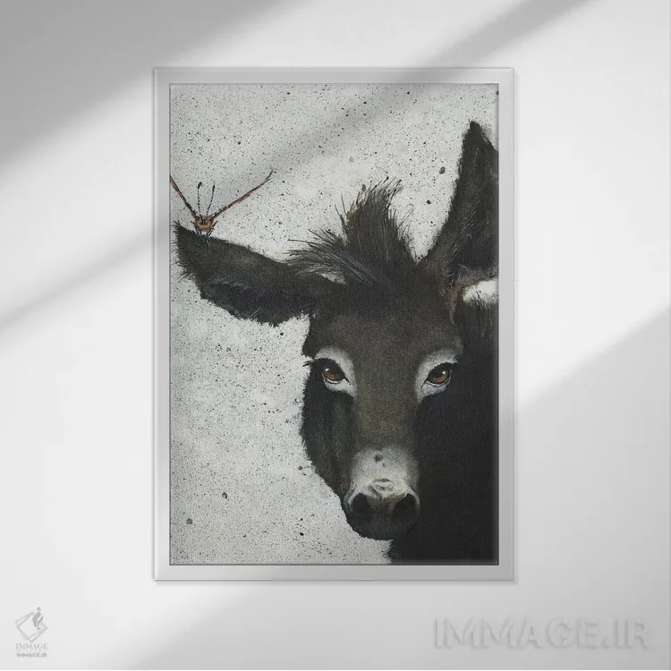 تابلو دکوراتیو همبستگی اثر مگی واندواله - نمای قابدار سفید