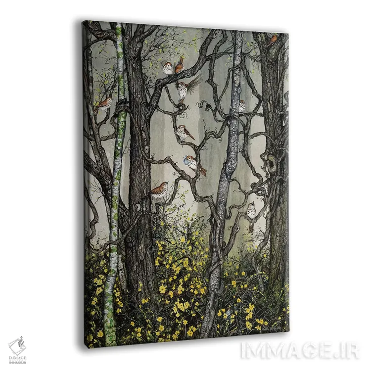 تابلو دکوراتیو یاس زمستانی اثر مگی واندواله - نمای پرسپکتیو محصول