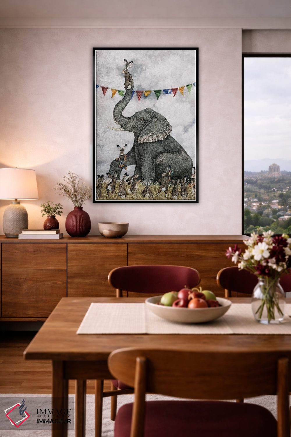 تابلو دکوراتیو کار جانبی روری اثر مگی واندواله - D6B