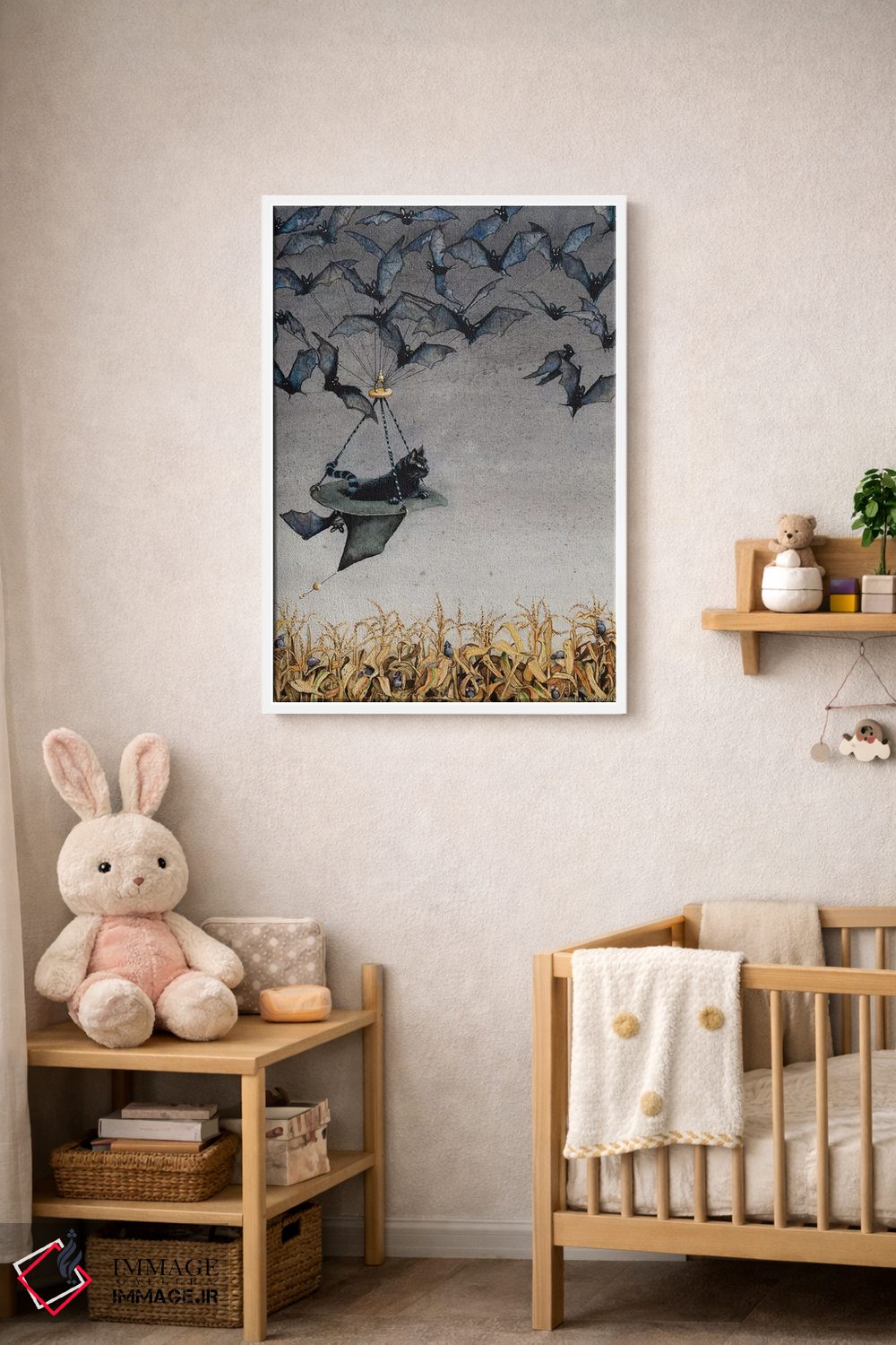 تابلو دکوراتیو تا صبح مستقیم برو اثر مگی واندواله - D3W