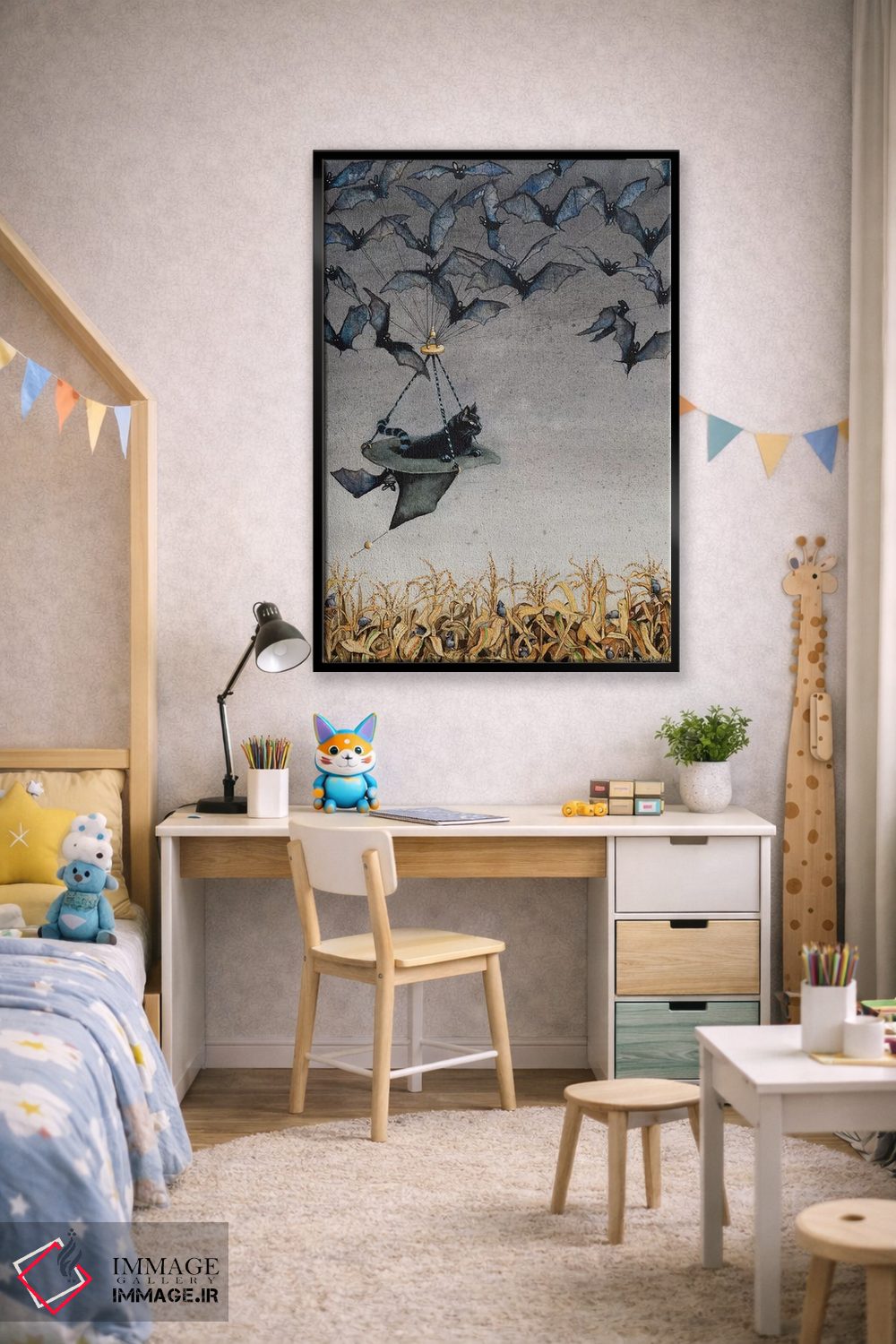 تابلو دکوراتیو تا صبح مستقیم برو اثر مگی واندواله - D2B