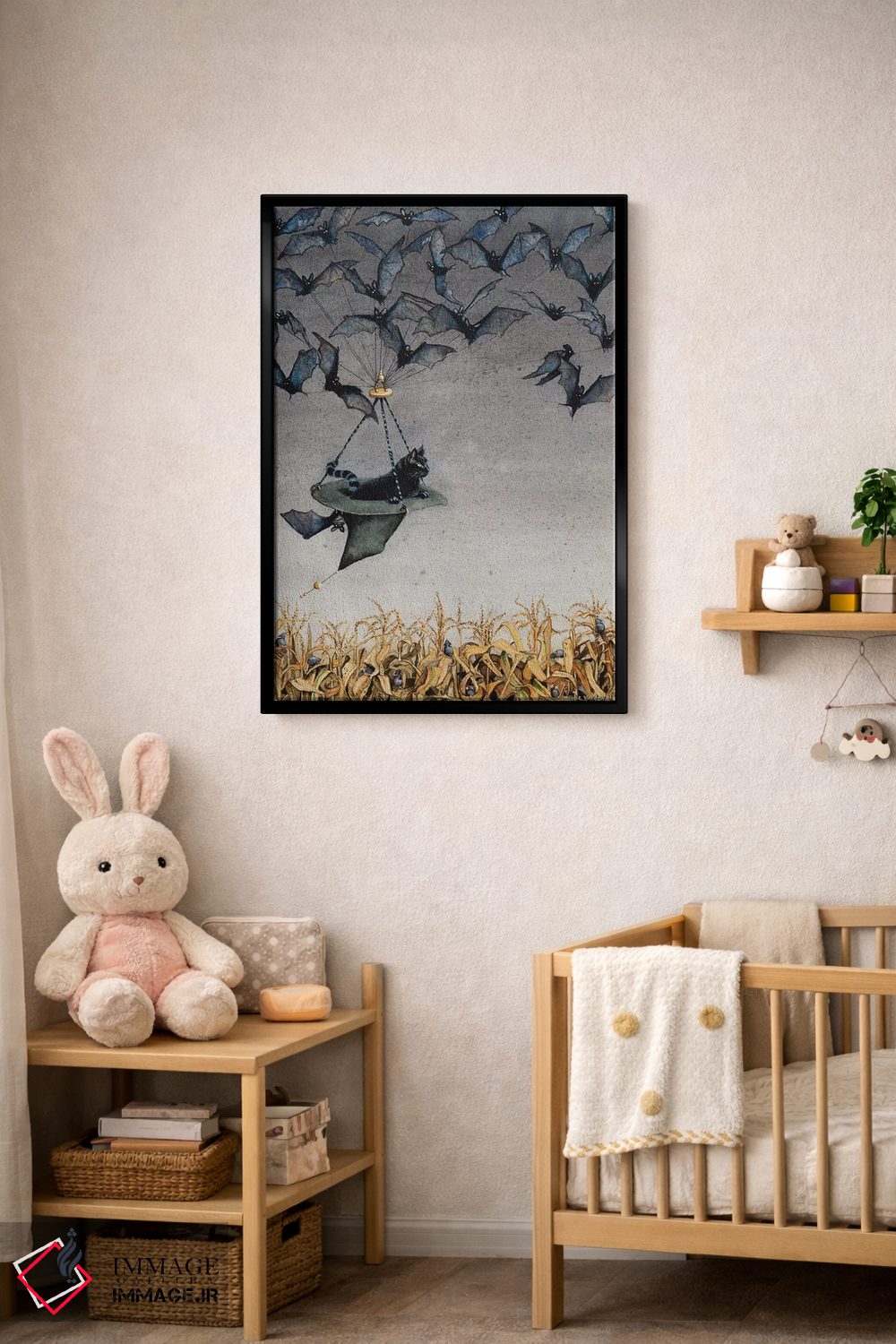 تابلو دکوراتیو تا صبح مستقیم برو اثر مگی واندواله - D5B