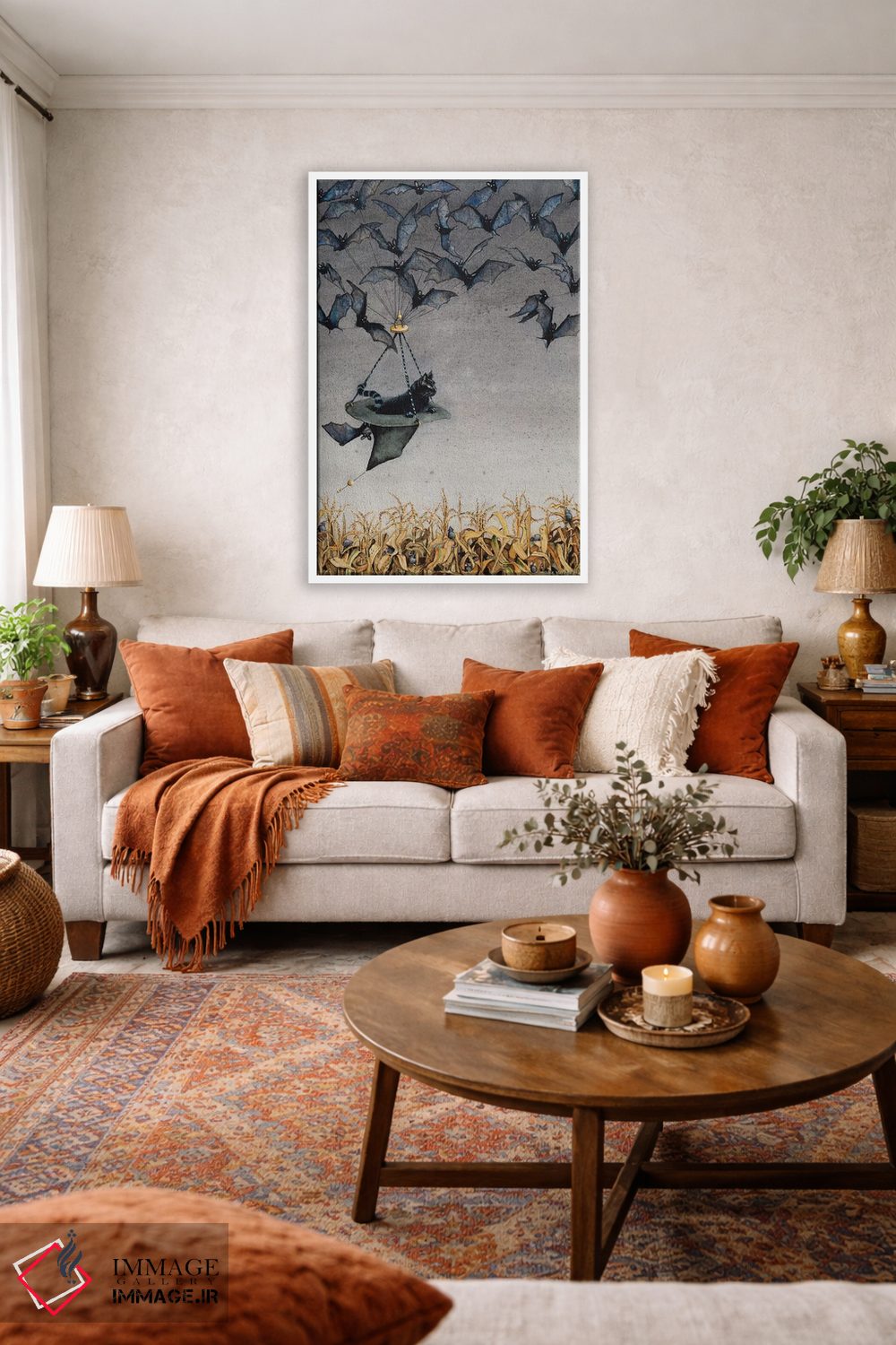 تابلو دکوراتیو تا صبح مستقیم برو اثر مگی واندواله - D4W