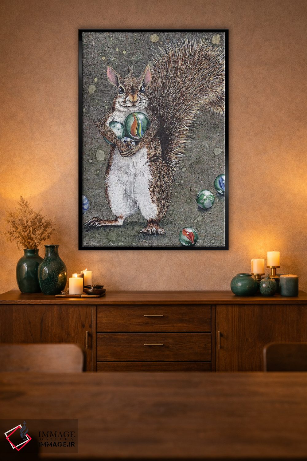 تابلو دکوراتیو کاملا دیوانه اثر مگی واندواله - D2B