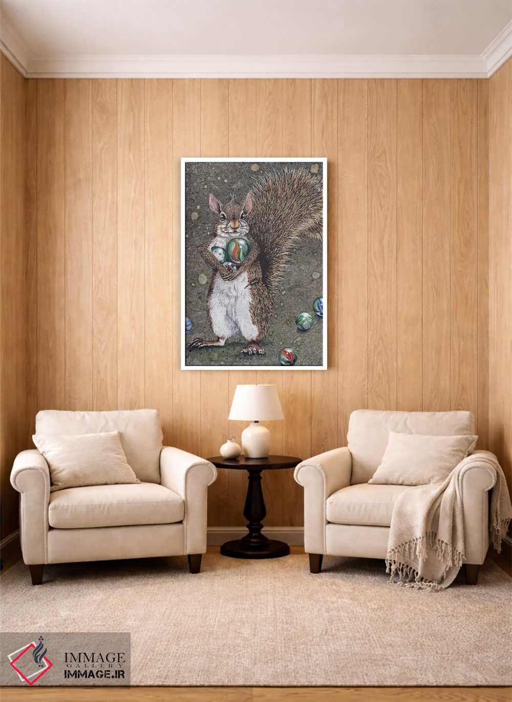 تابلو دکوراتیو کاملا دیوانه اثر مگی واندواله - D4W