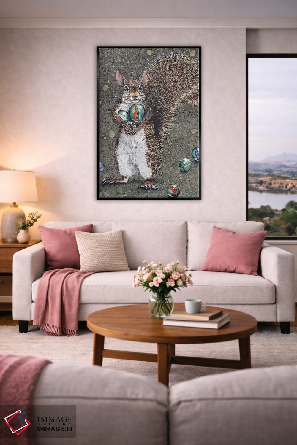 تابلو دکوراتیو کاملا دیوانه اثر مگی واندواله - D6B