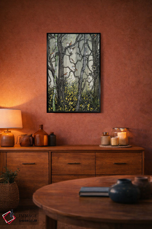 تابلو دکوراتیو یاس زمستانی اثر مگی واندواله - D5B