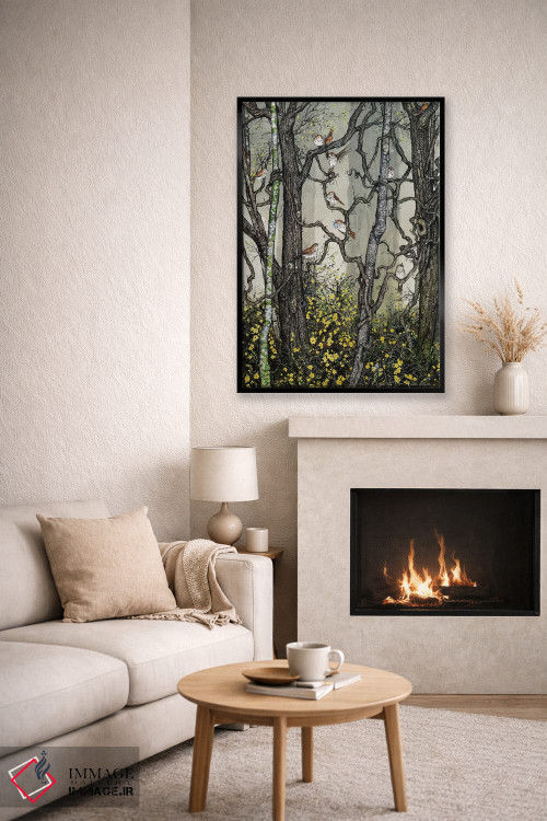 تابلو دکوراتیو یاس زمستانی اثر مگی واندواله - D6B