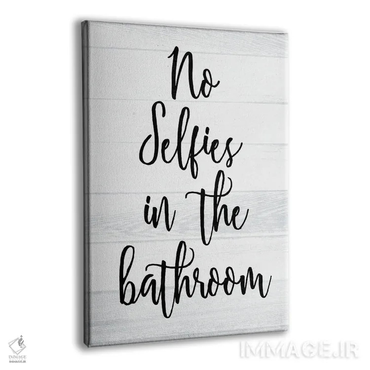 تابلو مدرن بدون سلفی، شست وشوی سفید اثر میلی ویلا - نمای پرسپکتیو محصول