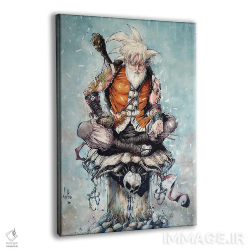 تابلو دکوراتیو استاد گوکو اثر مارسلو ونتورا - نمای پرسپکتیو محصول