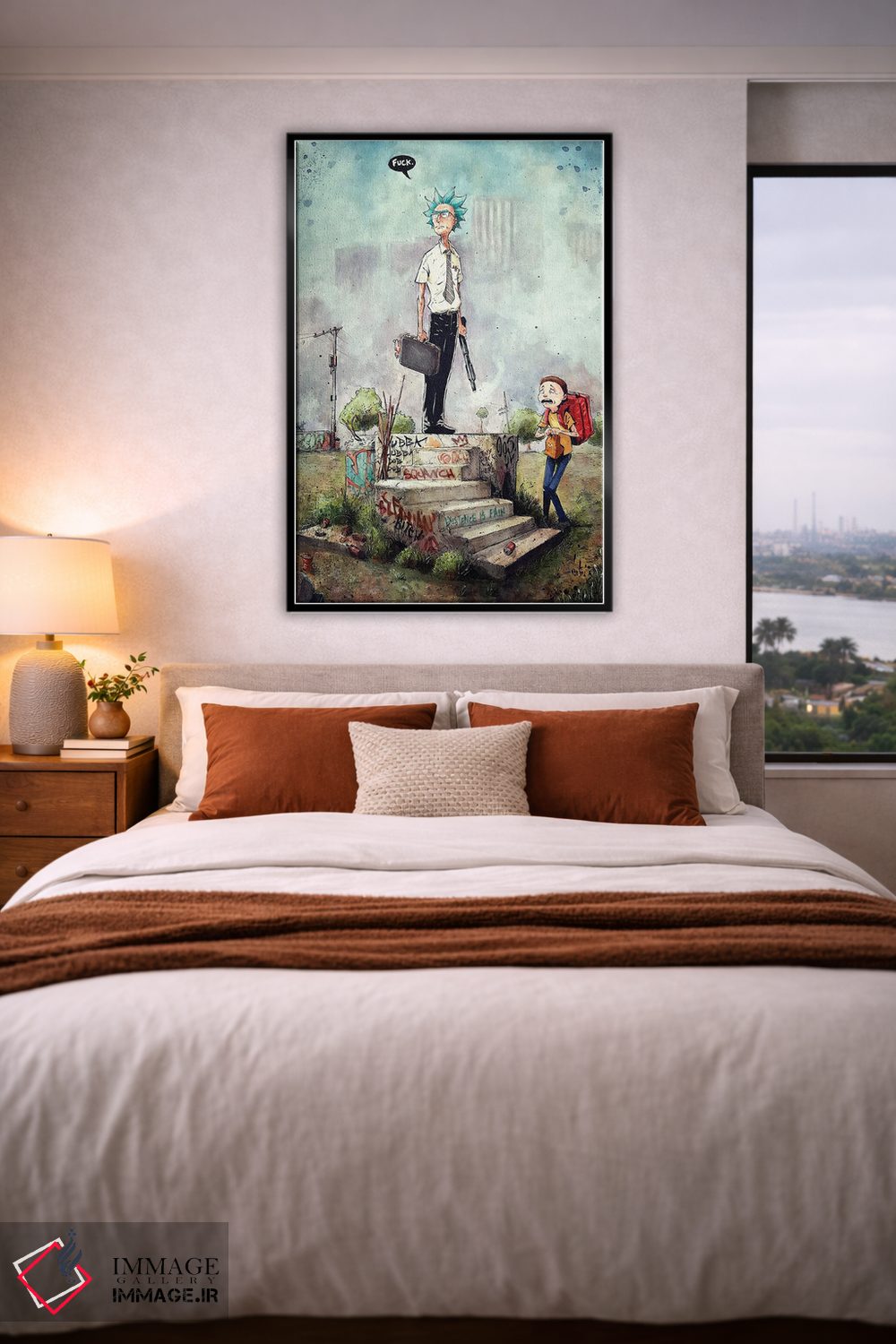 تابلو دکوراتیو ریک سانچز در فیلم سقوط اثر مارسلو ونتورا - D5B