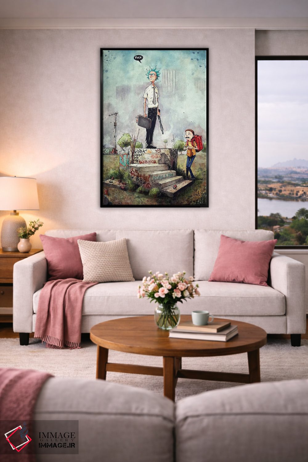 تابلو دکوراتیو ریک سانچز در فیلم سقوط اثر مارسلو ونتورا - D6B