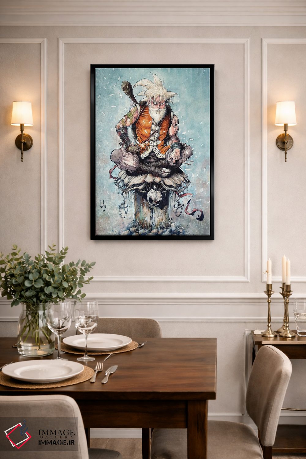 تابلو دکوراتیو استاد گوکو اثر مارسلو ونتورا - D1B