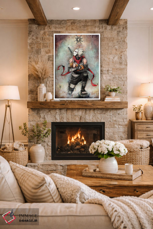 تابلو دکوراتیو کاکاشی از ناروتو اثر مارسلو ونتورا - D1W