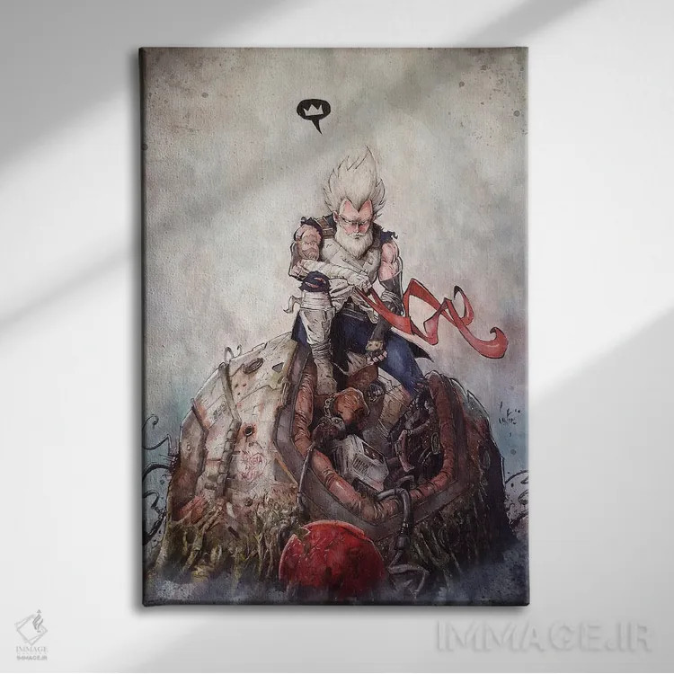 تابلو دکوراتیو وجیتای پیر اثر مارسلو ونتورا - نمای روبهرو روی دیوار